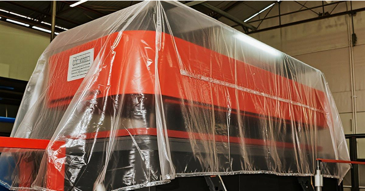 Heavy Duty PVC Machinery Cover - Industrial Equipment Protection