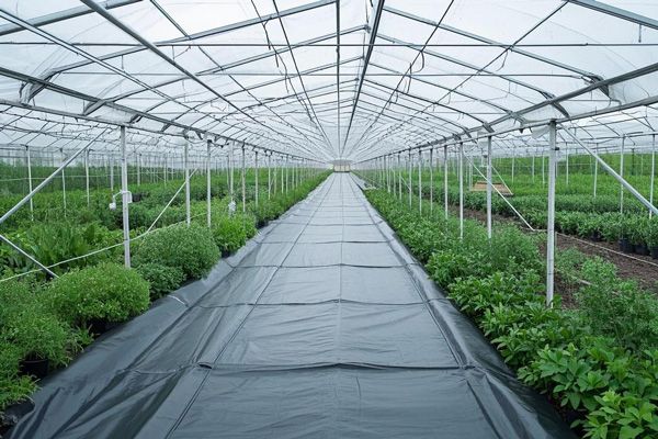 Garden greenhouse floor moisture-proof cloth preventing ground moisture issues