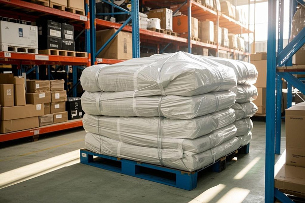 Palletized goods bottom moisture-proof fabrics preventing water damage