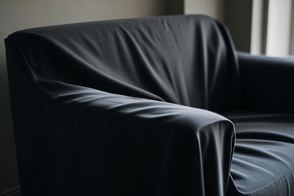 Oxford fabric sofa covers protecting a sofa from dust and stains