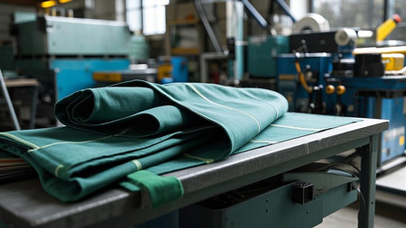 Worker protection aprons and industrial curtains
