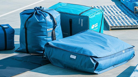 Heavy-duty PT fabric bags for logistics and container liners