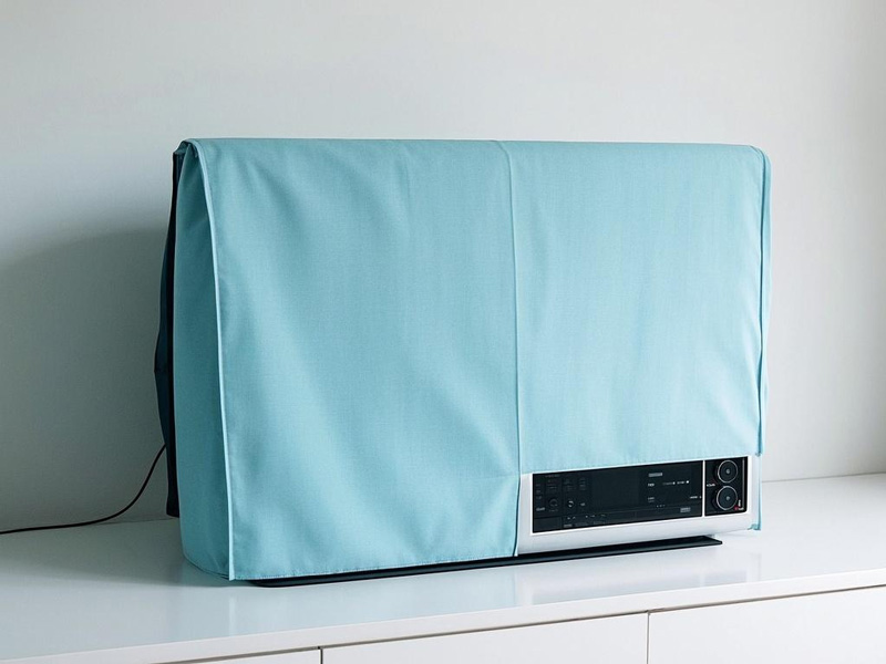 PT fabric appliance dust covers protecting TV and audio equipment from dust and moisture