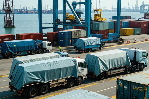 Bulk container tarp orders