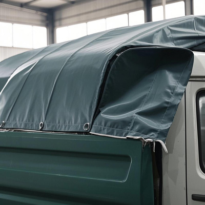 Deflector tarp aerodynamic profile