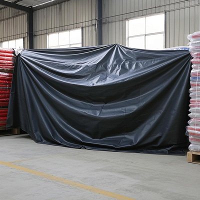 Warehouse tarp in use during inventory count