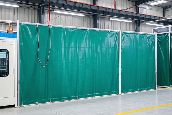 Cable suspended partition system