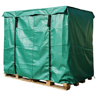 Elastic edge of dust cover securing around furniture