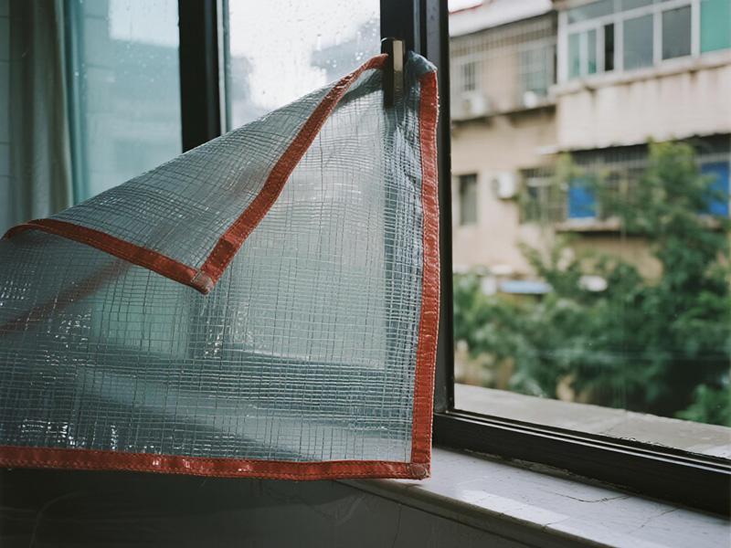 Window cover providing sun protection during hot weather