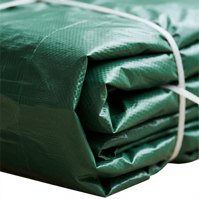 Elastic edge rain cover stretched over a cardboard box