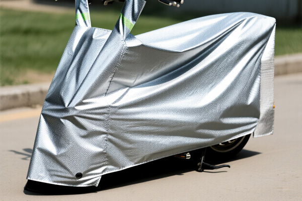 Electric city bike with rain cover