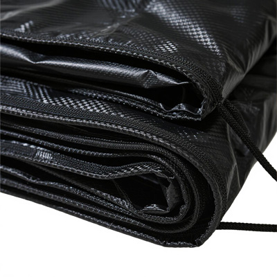 Bike lock passing through reinforced eyelet on cover