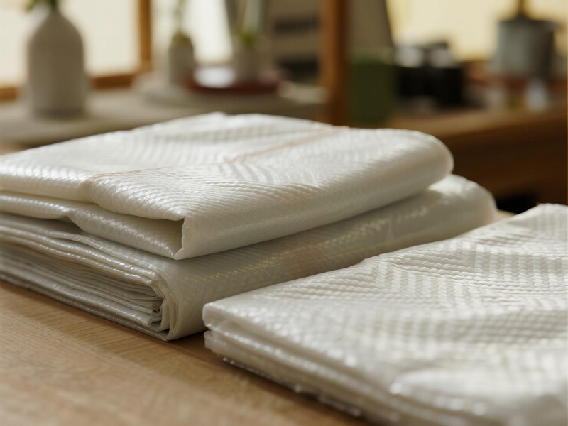 Moisture-proof cloth showing pallet-specific design and interlocking features