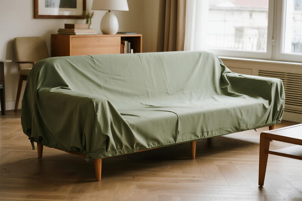 Rental property with protected sofa