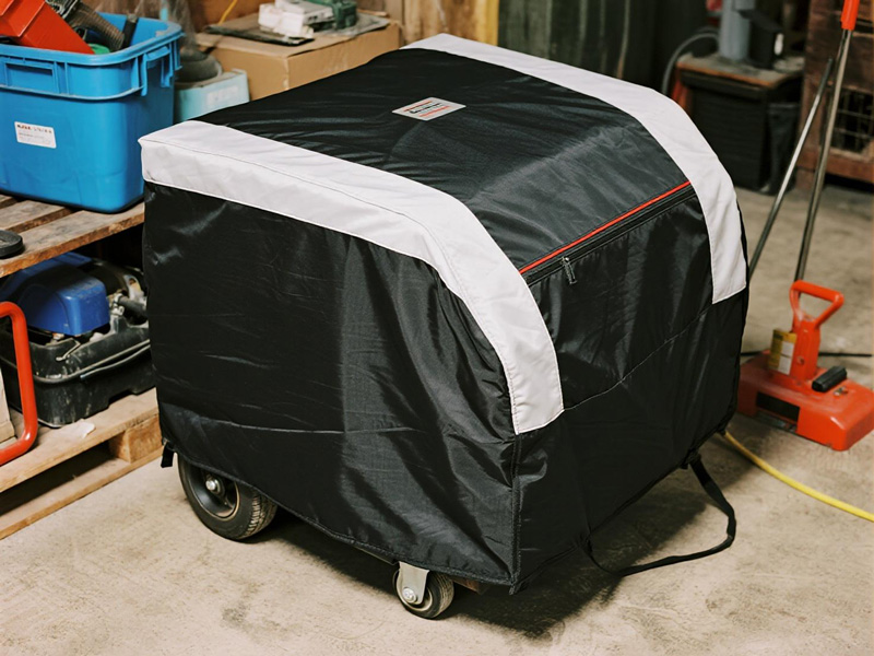 Generator cover secure strap system