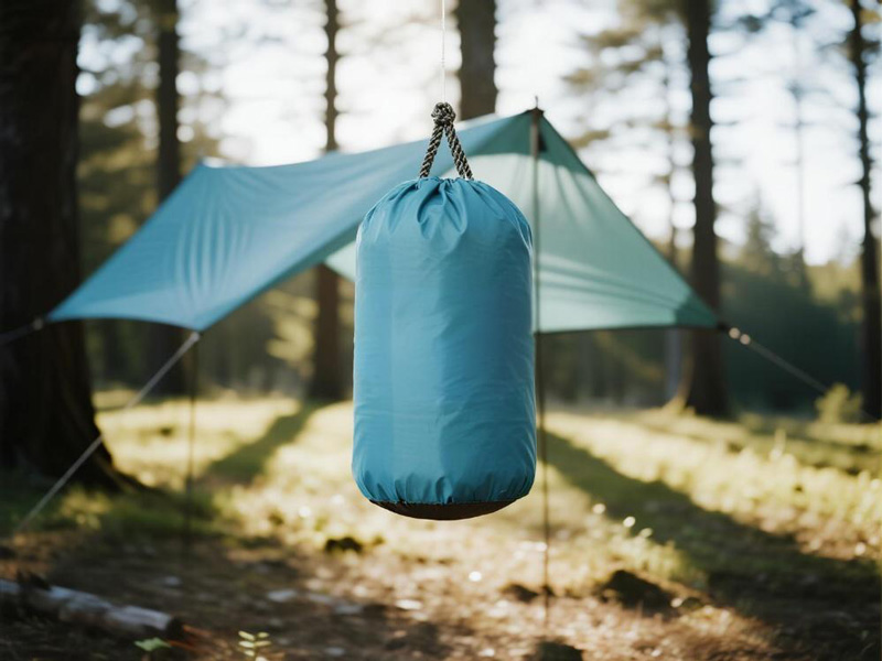 Tent accessory cover with secure closure system