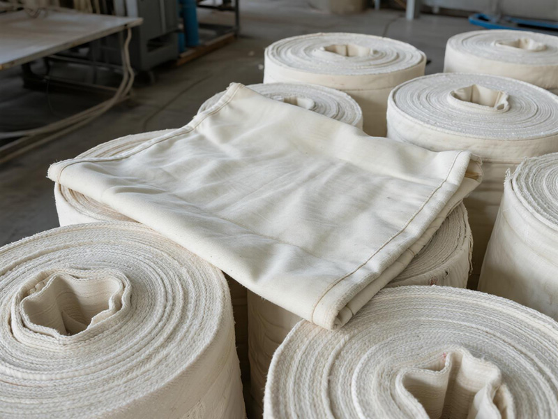 Polyester industrial filter cloth used in liquid filtration system