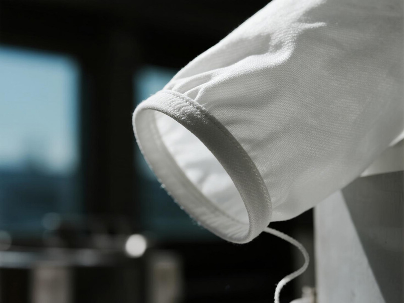 Filtration performance comparison showing efficiency of polyester filter cloth