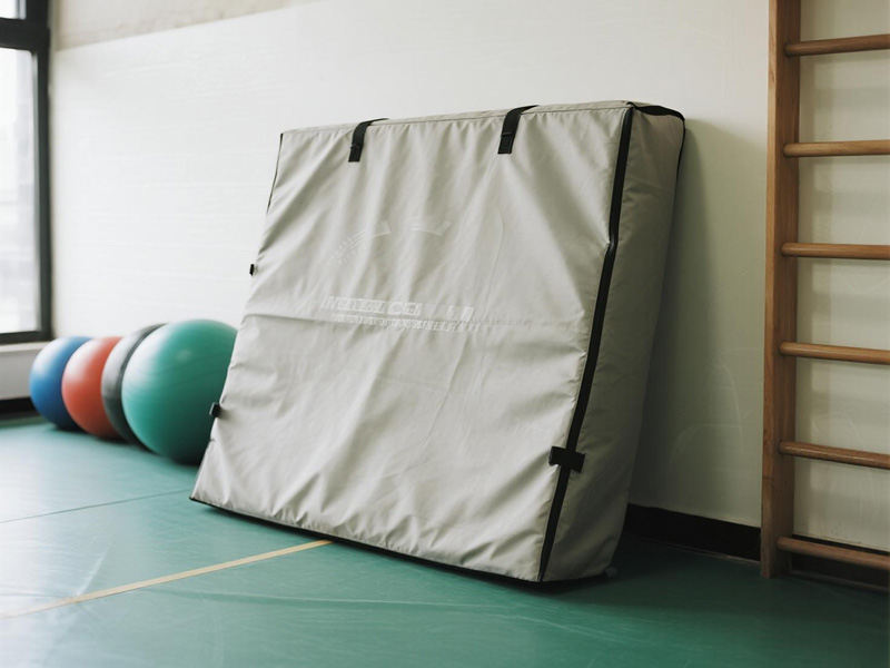 Polyester covers for treadmill and yoga equipment in home gym