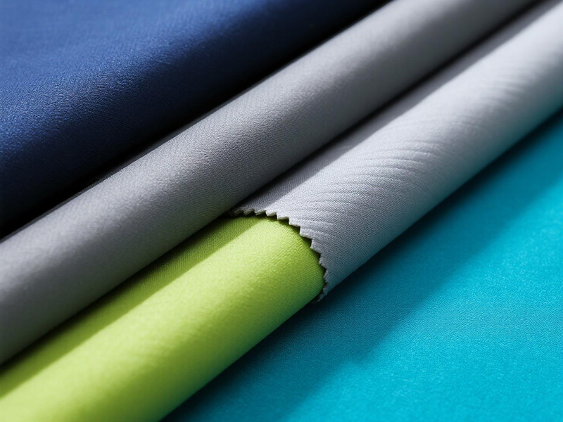 Close-up of lightweight waterproof polyester fabric used in outdoor backpacks