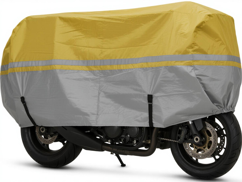 Bicycle covered with portable dust cover