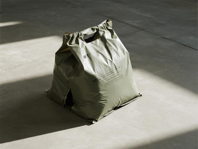 Various sizes of heavy duty cargo bags for different industrial applications