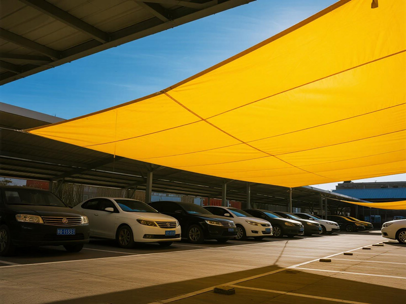 Close-up of UV protection fabric showing texture