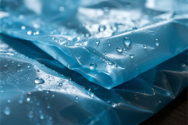 PVC fabric quality control testing in laboratory