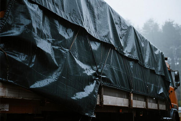 Heavy-duty PVC tarpaulin