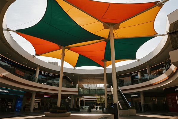 PVC sunshade fabrics used in commercial and residential awnings