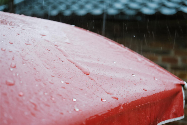 PVC rain covers protecting garden furniture and outdoor spaces
